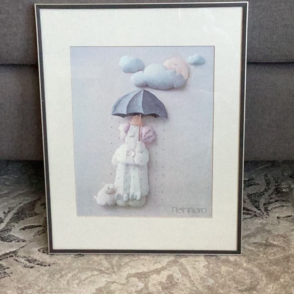 “The Optimist” Framed Art Print by Reinhard
